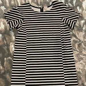 J.Crew Factory Women's Crew Neck Striped Spring/Summer T-Shirt Dress Size S